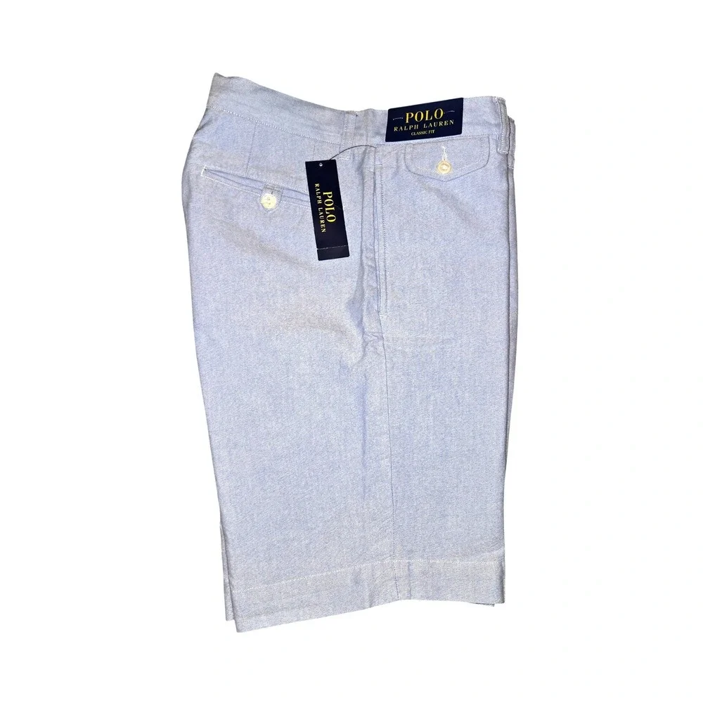 Polo Ralph Lauren Light Blue Oxford Shorts Men's 30 Classic Fit Watchhill 3